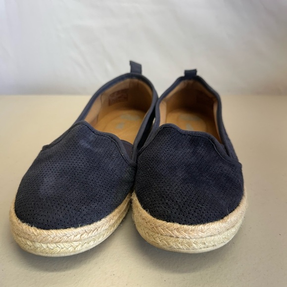 Clarks Collection Blue Suede Espadrille Slip-On Flats Women’s 9.5 - Picture 3 of 5